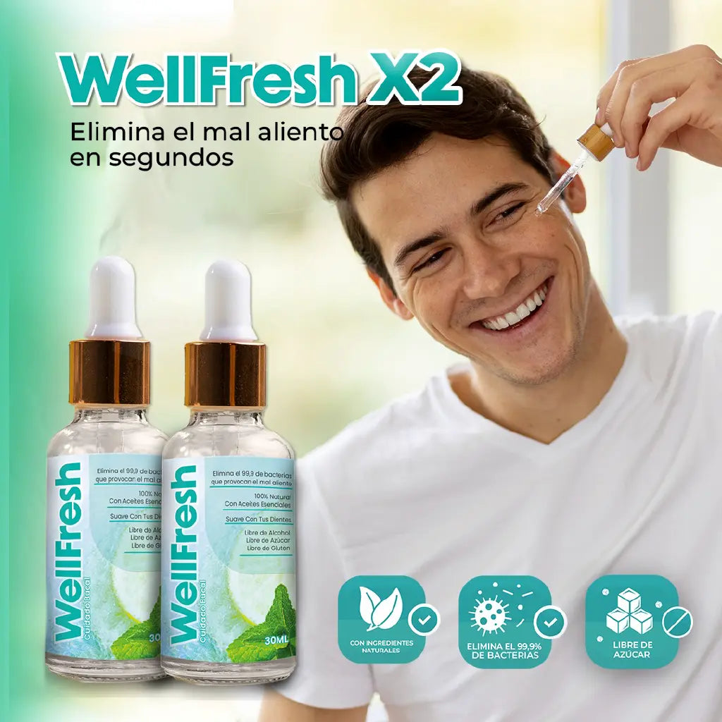 Well Fresh®  X 2  Refresca tu Aliento