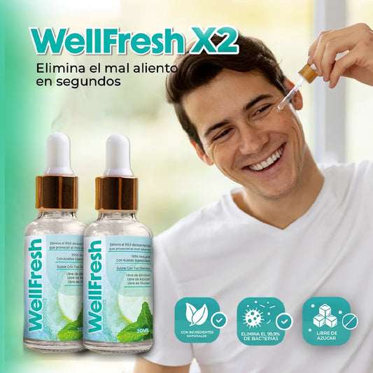 Well Fresh®  X 2  Refresca tu Aliento